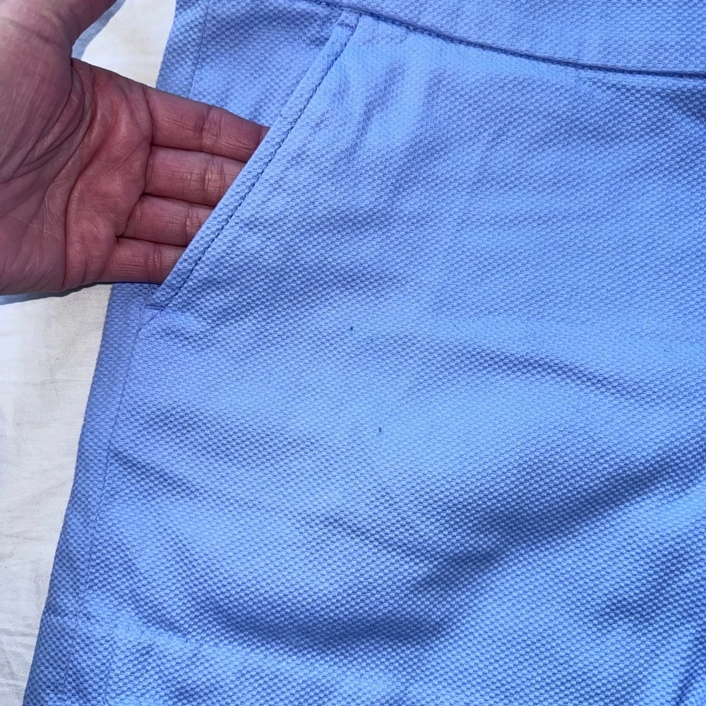 Lilly Pulitzer Periwinkle Scallop-Hem Women's Shorts - Picture 5 of 6